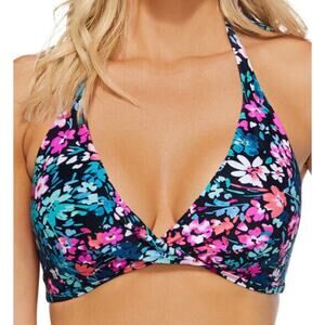 Island Escape Sunshine Halter Bikini Top 10 NWT